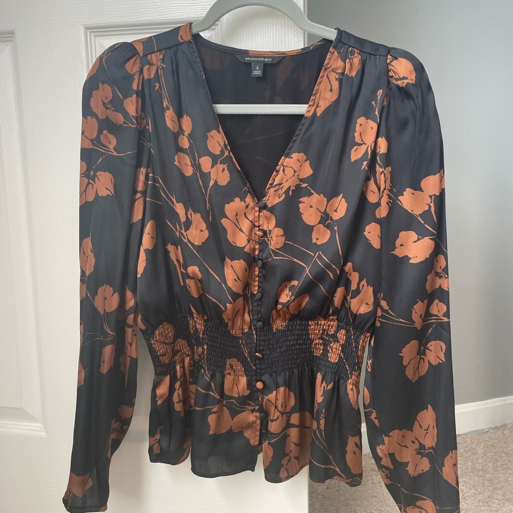 Banana Republic Ruched Blouse